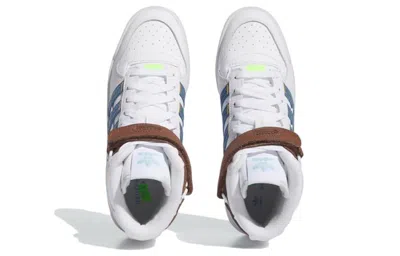 Adidas Originals (wmns) Adidas Kseniaschnaider X Forum Mid 'white Denim' In Multi