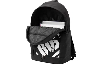 Li-ning Badfive Logo Training Backpack 'black White' In Multi