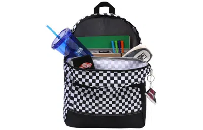 Vans Construct Skool Backpack 'black White Checkerboard' In Multi