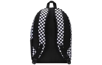 Vans Construct Skool Backpack 'black White Checkerboard' In Multi