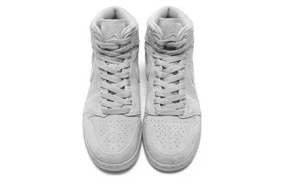 Air Jordan (gs)  1 Retro High 'grey Suede' In Gray