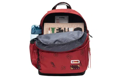 Li-ning (gs)  All-over Print Backpack 'red' In Multi