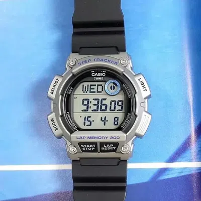 Casio G-shock Digital 'black Silver'