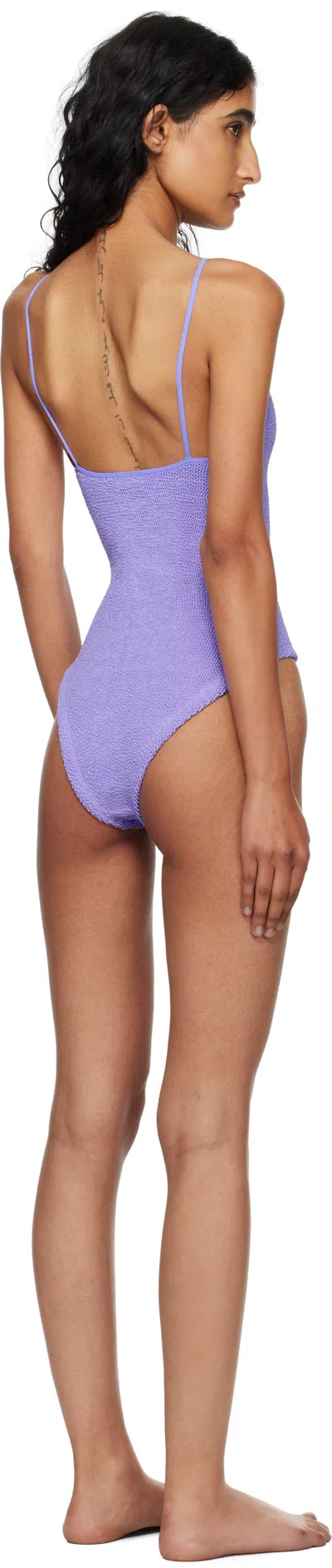 Hunza G Pamela Swimsuit In Purple