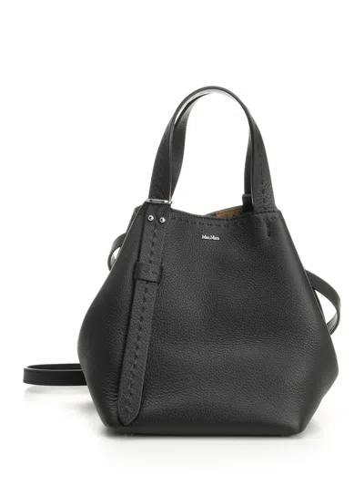 Max Mara Archetipo 7 Xs V2 Archetipo Xs Grainy Leather Mini Bag Handbags Black