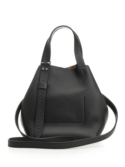 Max Mara Archetipo 7 Xs V2 Archetipo Xs Grainy Leather Mini Bag Handbags Black