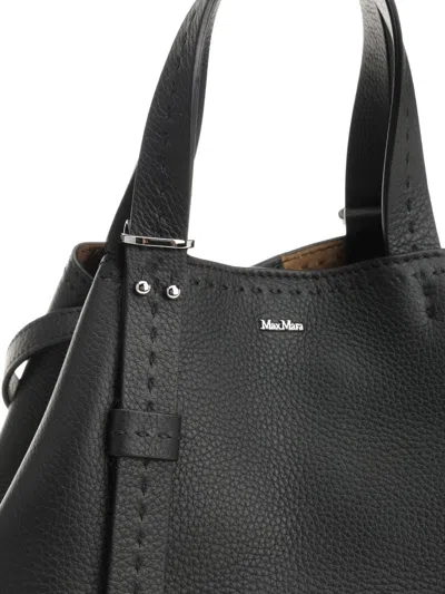 Max Mara Archetipo 7 Xs V2 Archetipo Xs Grainy Leather Mini Bag Handbags Black