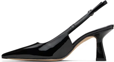 Aeyde Black Fernanda Slingback Heels In Black