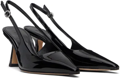 Aeyde Black Fernanda Slingback Heels In Black