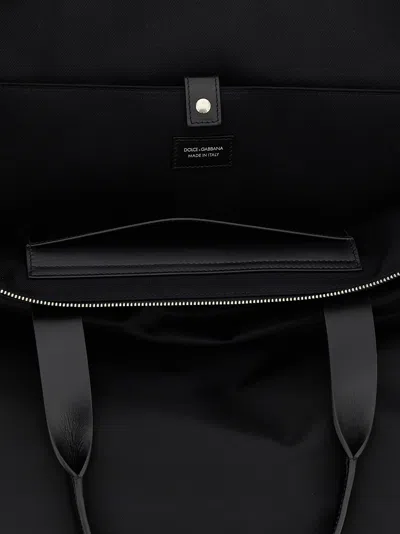 Dolce & Gabbana Structured Tote Bag With Metal Hardware And Top Handles