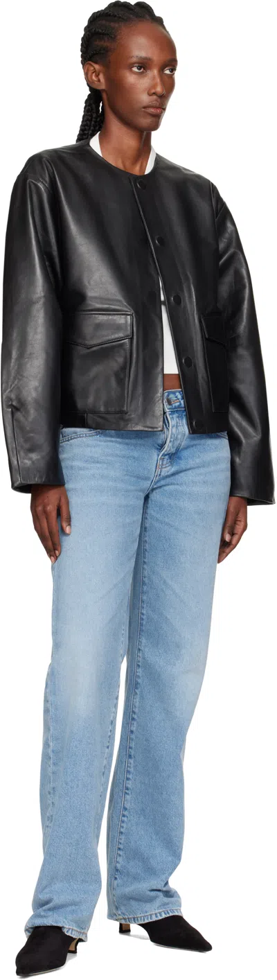 Aeyde Black Zoe Suede Boots In Black