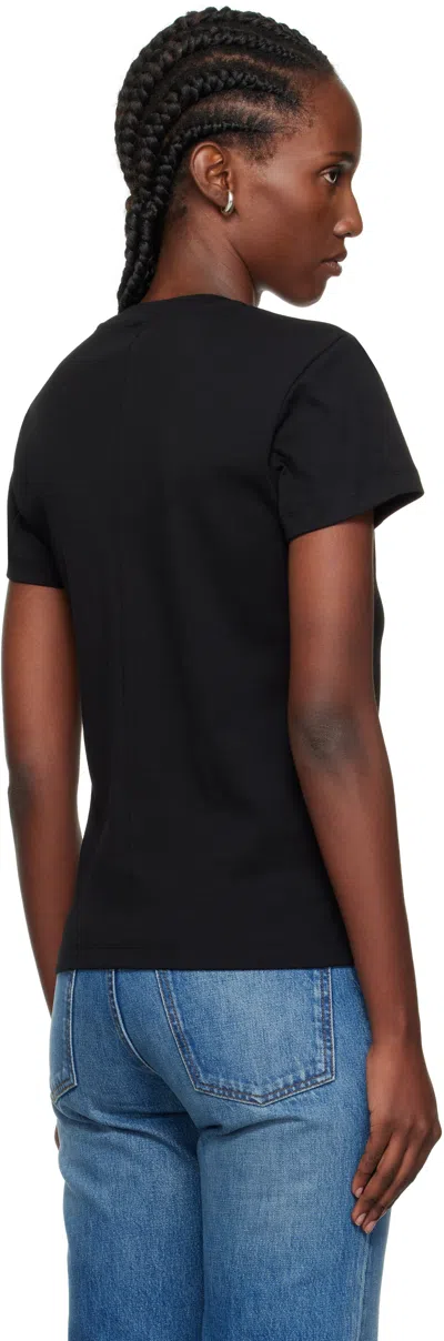 Flore Flore Black Monica T-shirt In Blue