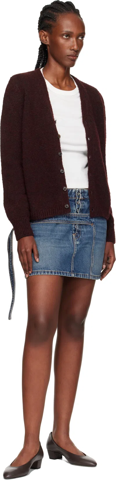 Aeyde Helia 35 Leather Pumps In Brown