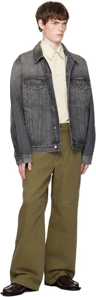 Hope Khaki Workwear Trousers In Green