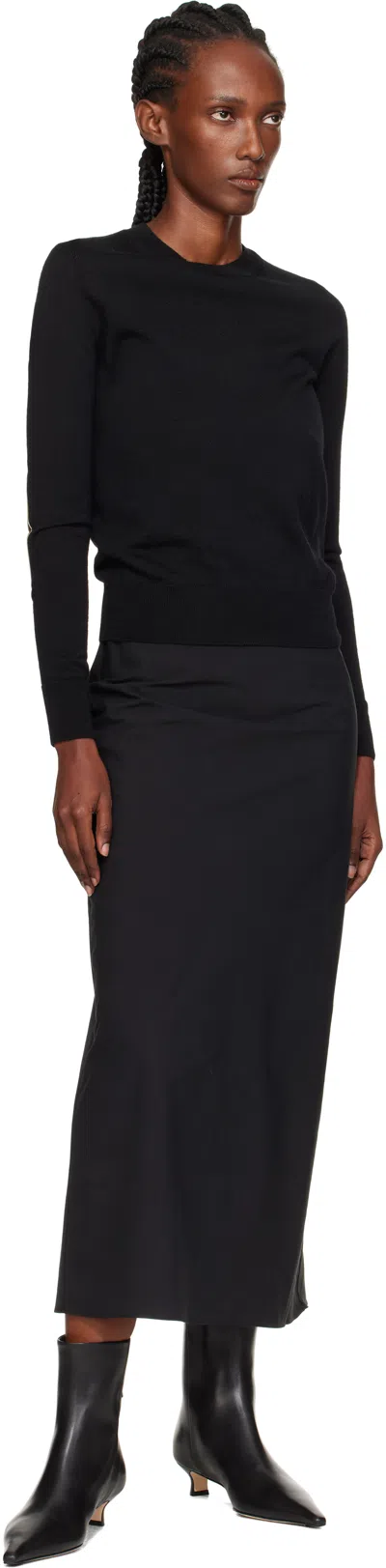 Aeyde Elina 55 Leather Ankle Boots In Black