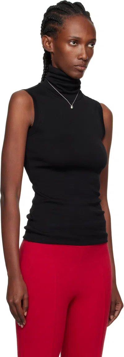 Flore Flore Dinah Cotton Tank Top In Black