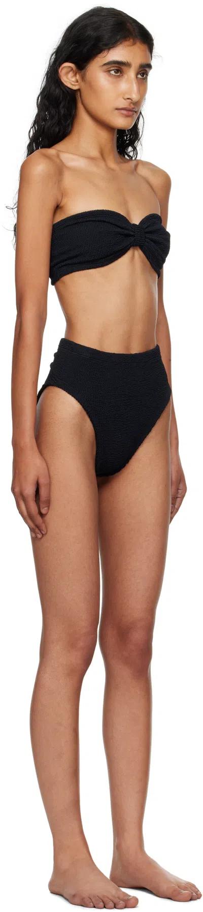Hunza G Ruby Bikini In Black In Black