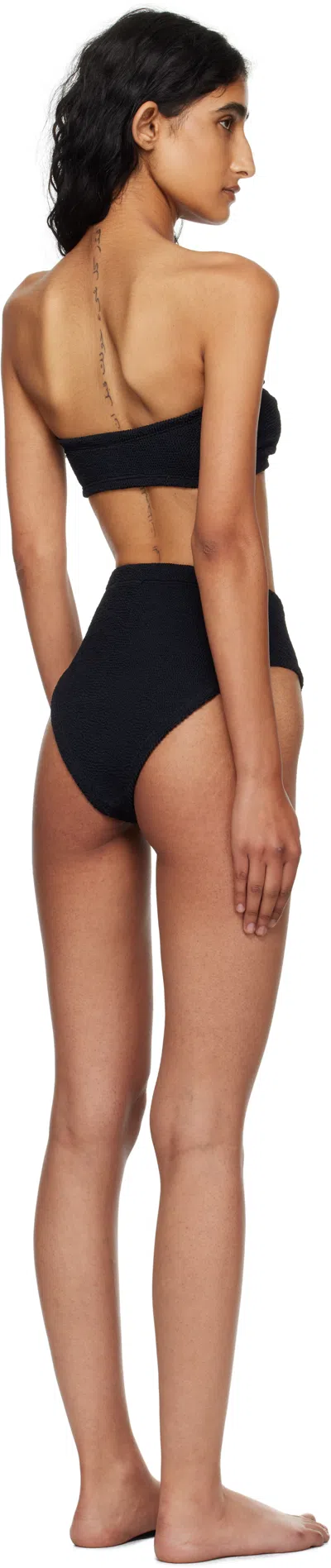 Hunza G Ruby Bikini In Black In Black