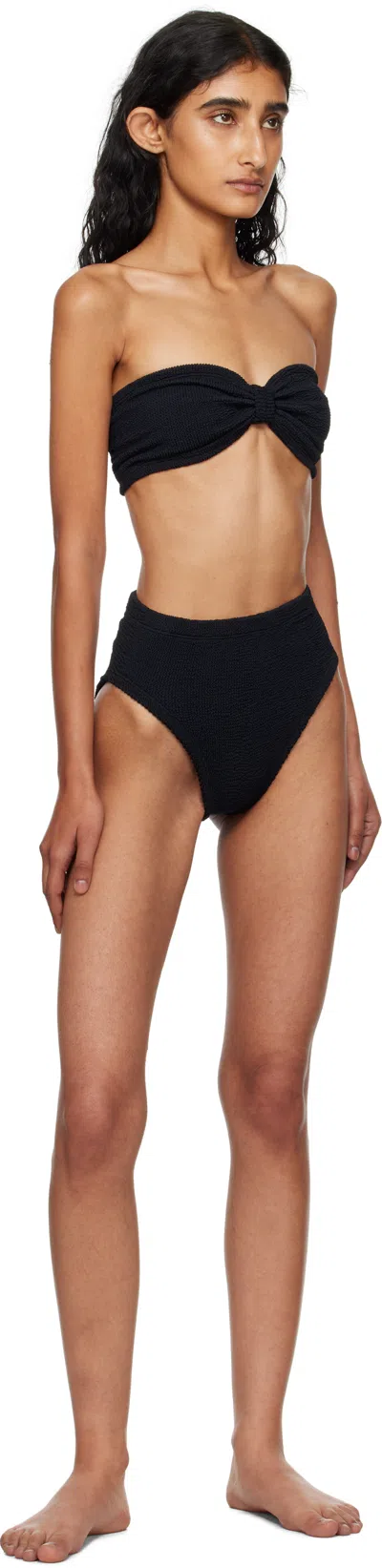 Hunza G Ruby Bikini In Black In Black