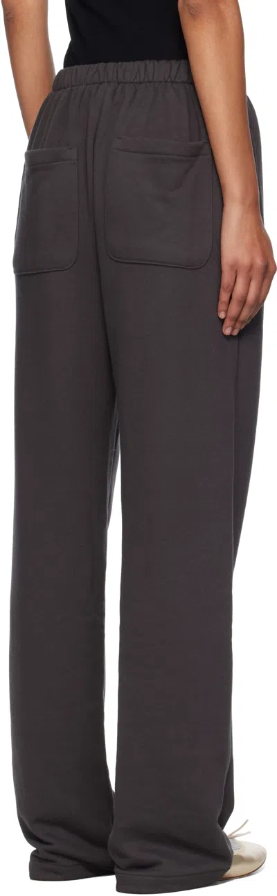 Open Yy Lace-up Drawstring Track Pants In Gray