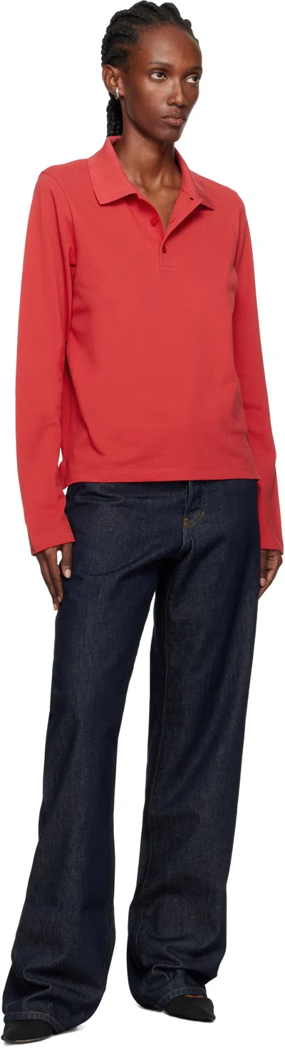 Flore Flore Red Diana Polo In Pink