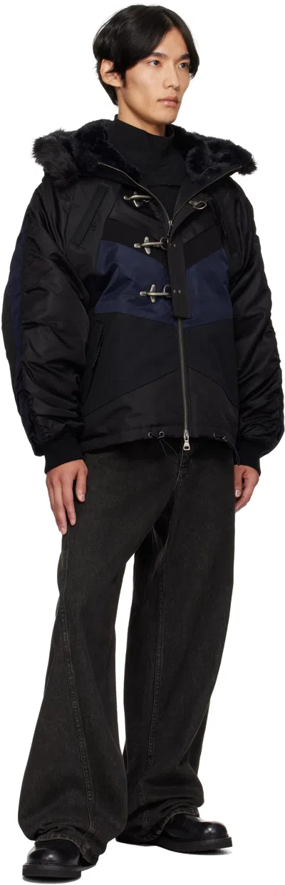 Andersson Bell Norwegian N2b Jacket In Black