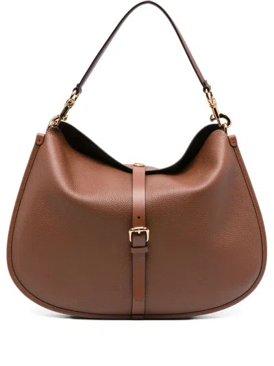 Etro Women Medium Pony Shoulder Bag In Brown