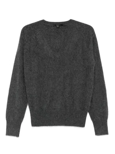 Seventy V-neck Cashmere Sweater In Black