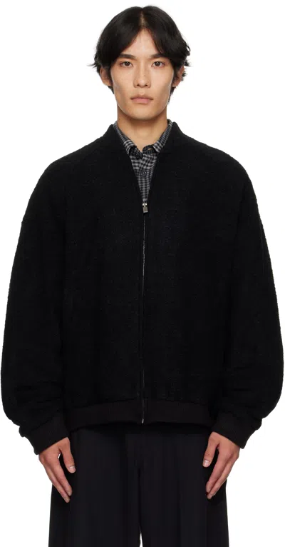 Le17septembre Black Raglan Jacket In Black