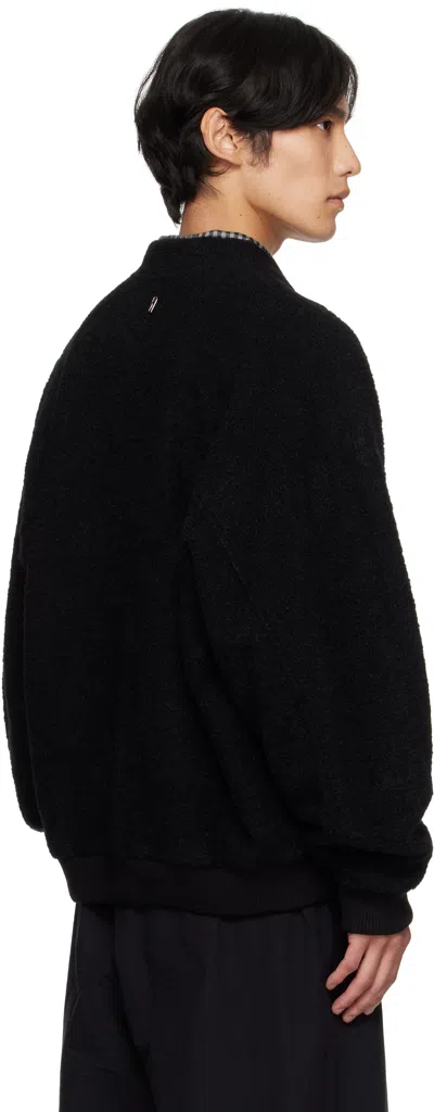 Le17septembre Black Raglan Jacket In Black