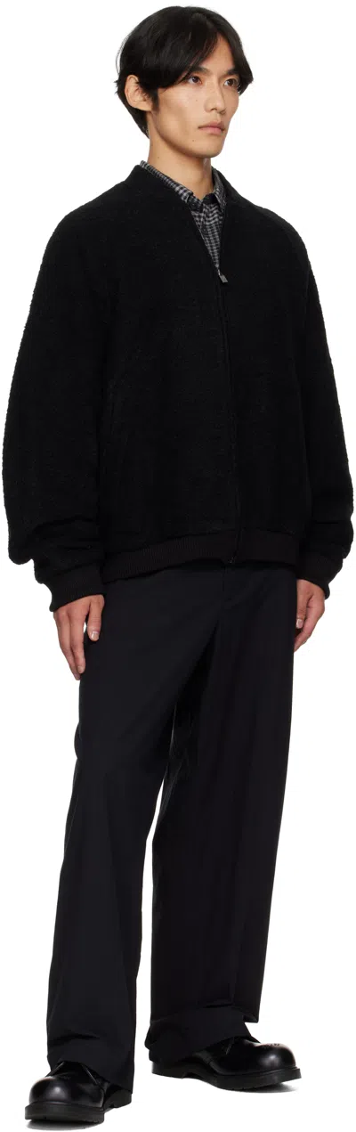 Le17septembre Black Raglan Jacket In Black