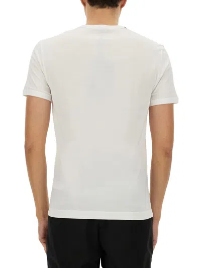 Dolce & Gabbana Cotton T-shirt With Crest Embellishment In White