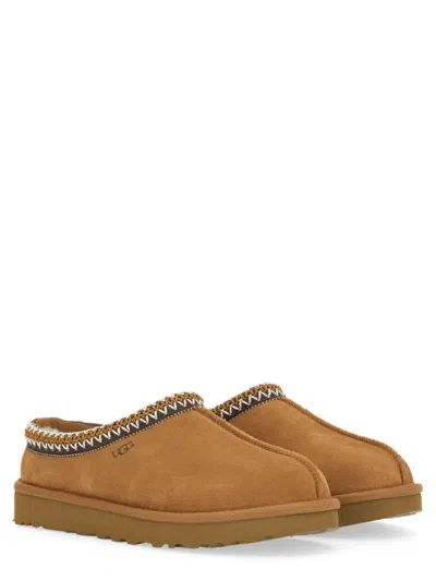 Ugg Tasman Ii Whipstitch-trim Slippers In Brown