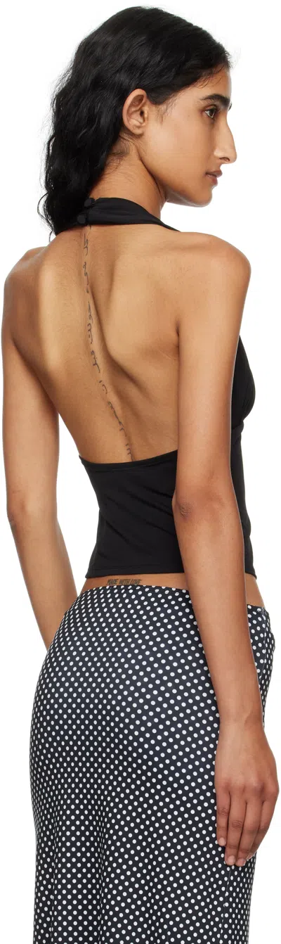 Miaou Black Mathilde Top In Black