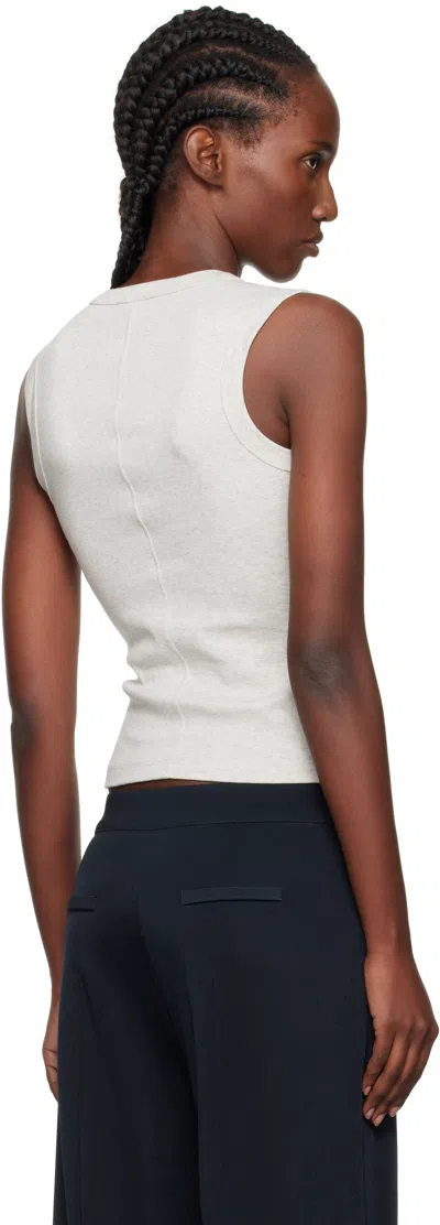 Flore Flore Gray Jill Tank Top In White