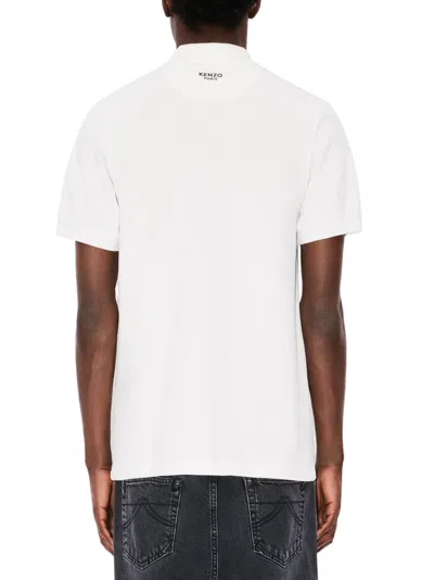 Kenzo "boke Flower" Polo Shirt In White