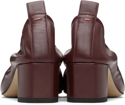 Aeyde Square Toe Leather Ballerina Shoes In Multi