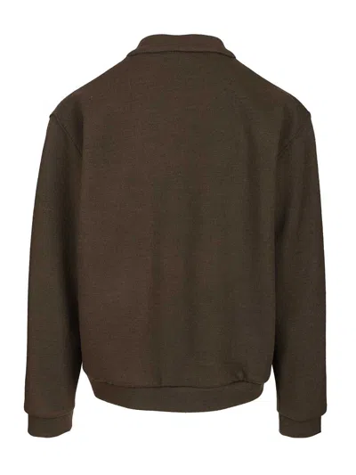 Barena Venezia Capospalla Bomber Zip Gabier Lanoso 98 Lana 2 Elastan Jackets Green In Green