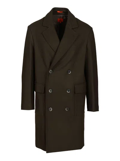 Barena Venezia Cappotto Doppio Petto Gazabin Caramal 75 Lana 25 Poliamidica Coats Green In Brown
