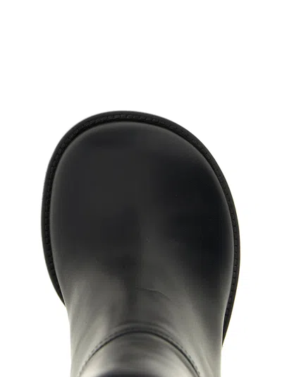 Dries Van Noten Curved Wedge Heel Boots Boots And Ankle Boots Black