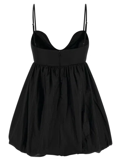 Pinko Spaghetti Strap Sweetheart Gathered Flare Dress