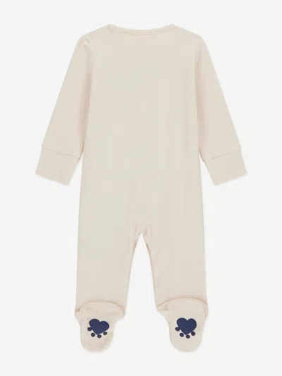 Guess Baby Teddy Bear Babygrow Set In Neutral