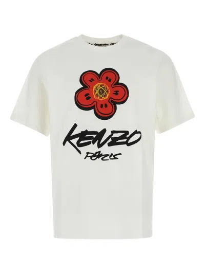 Kenzo X Futura 2000 Cotton T-shirt In White