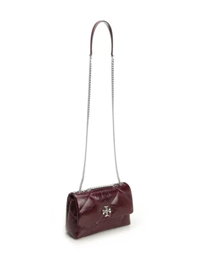 Tory Burch Kira Diamond Quilt Distressed Small Convertible Shoulder Bag Crossbody Bags Bordeaux