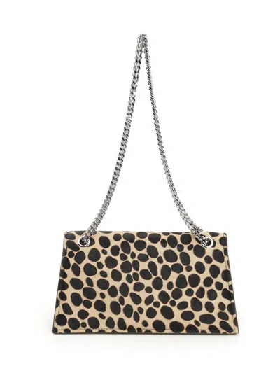 Tory Burch Kira Turnlock Haircalf Shoulder Bag Crossbody Bags Animalier
