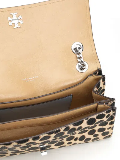 Tory Burch Kira Turnlock Haircalf Shoulder Bag Crossbody Bags Animalier