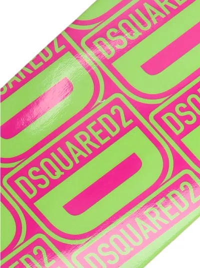 Dsquared2 Logo Skateboard Home & Lifestyle Green In Multi