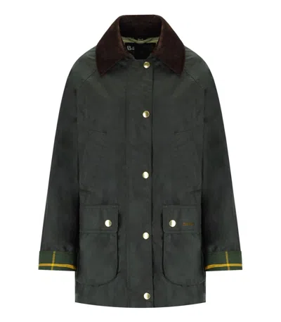 Barbour Beadnell Wax Sage Green Jacket
