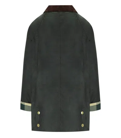 Barbour Beadnell Wax Sage Green Jacket