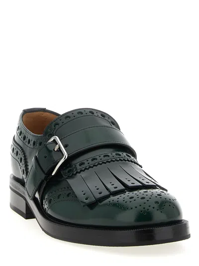 Church's Lace Up Shoes With Brogue And Fringe Detail